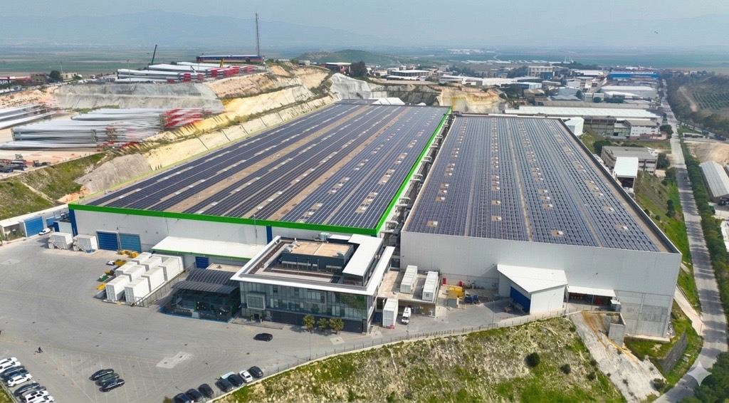 Nordex Group's new rotor blade manufacturing facility in Menemen, Izmir, Turkiye, which started production in May 2026 to supply N163 and N175 wind turbines.