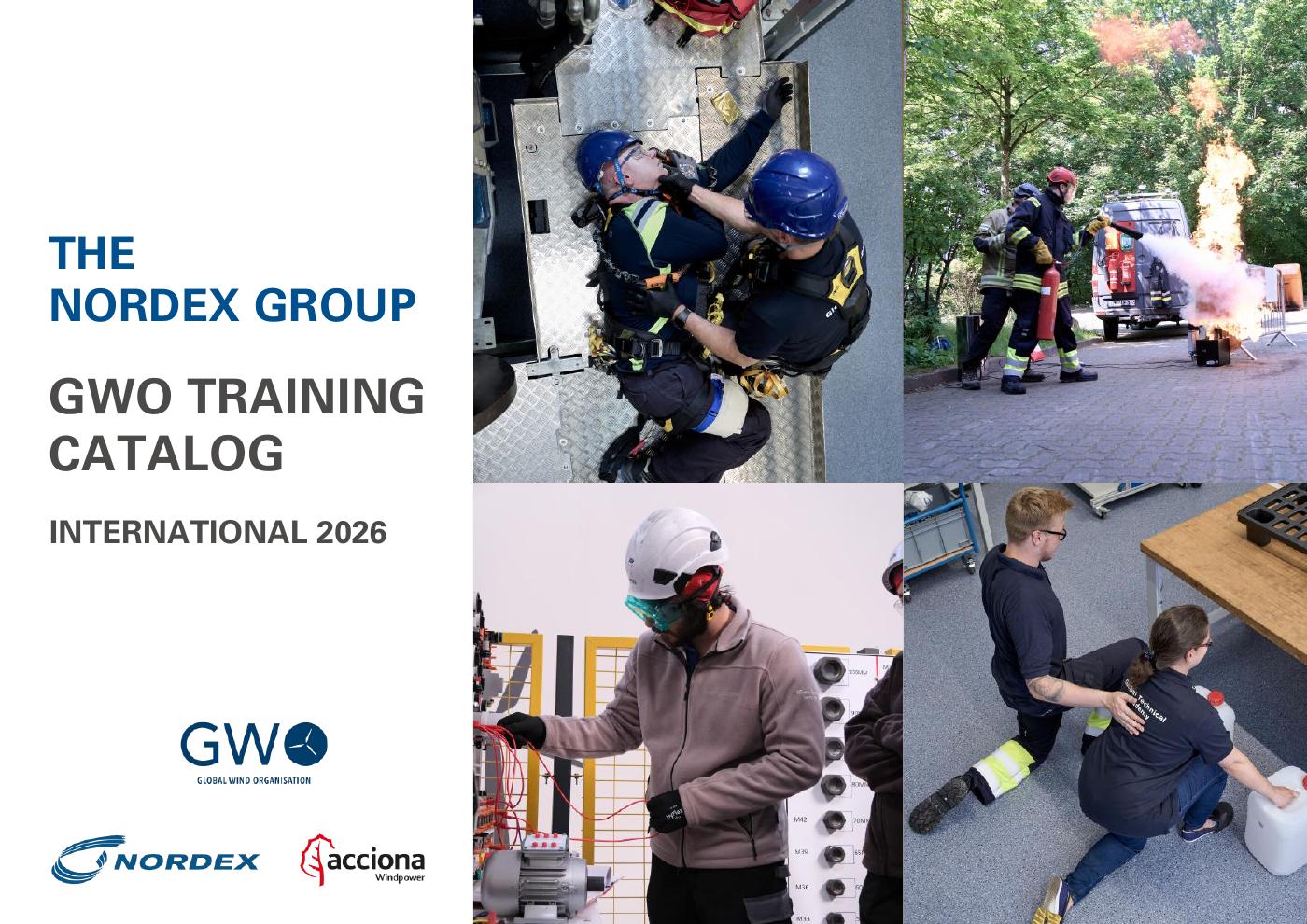 International GWO Training Catalog 2026