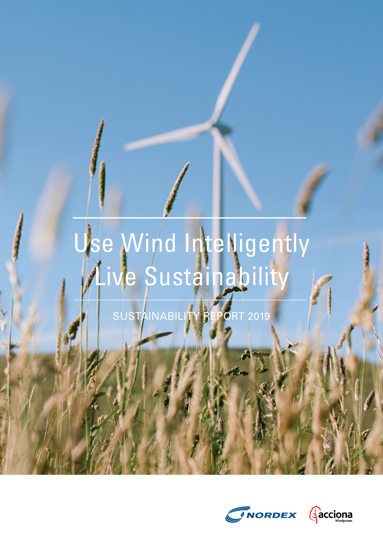 Sustainability At The Nordex Group Sustainability Report 2019